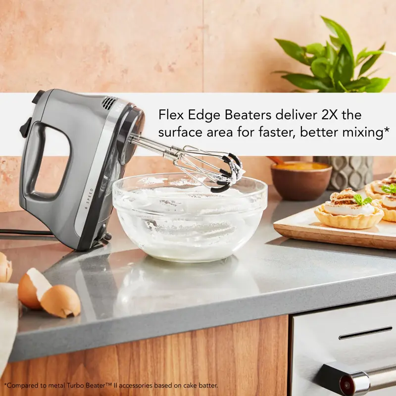Batidora Mano KitchenAid 6 Velocidades Flex Edge KHM6118CU