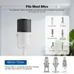 Filtro Antipop Neewer MS020 para micrófonos de 40 a 72 mm