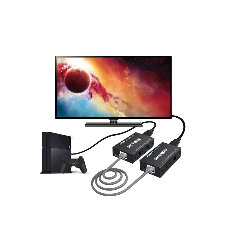 Extensor HDMI por UTP (Hasta 60 Metros) V1.4 Full HD 1080p