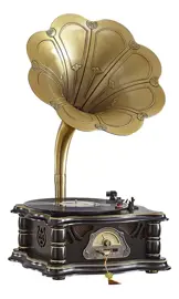 Reproductor De Vinilo Con Altavoces Integrados Colo...