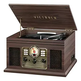  Tocadiscos 6 En 1 Con Bluetooth, C...