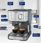 CAFETERA COMPACTA ESPRESSO BVSTEM5502 OSTER