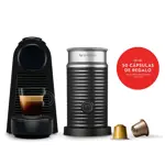 Cafetera Essenza Mini - 19 Bares, 0.6L, 6 Cápsulas, Aeroccino3, Negra