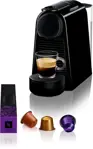 Cafetera Essenza Mini - 19 Bares, 0.6L, 6 Cápsulas, Aeroccino3, Negra