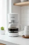 Cafetera de Filtro CA8133N/P - 1.5L, Antigoteo, Filtro Permanente, Blanca