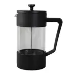 Cafetera de vidrio 1 Litro con émbolo acero inox y tapa