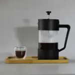 Cafetera de vidrio 1 Litro con émbolo acero inox y tapa