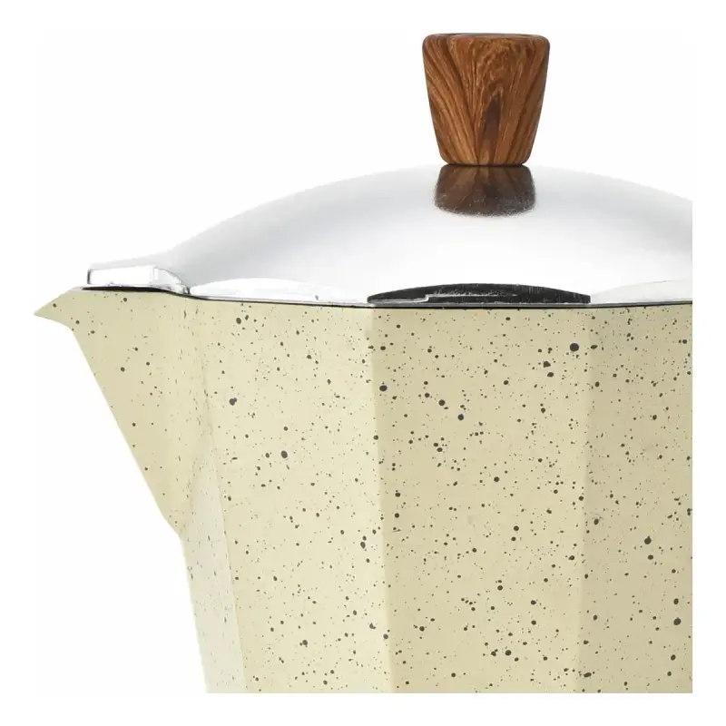 Cafetera Italiana Hamilton Beach Aluminio 12 Tazas Beige CEC103HB NS