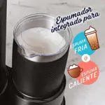 Cafetera Oster Latte 4 en 1 c/espumador integrad Accesorios