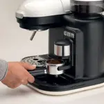 Cafetera Xpress con molinillo Moderna Blanca Ariete PA-CE1318BL-I