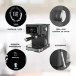 Cafetera Espresso Espumador Niviko 1.5l Automatica 20 Bar