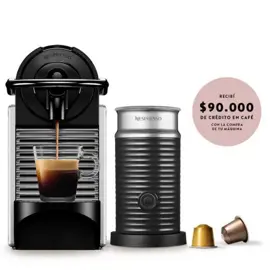 Cafetera  Pixie Silver Curva + Aero...