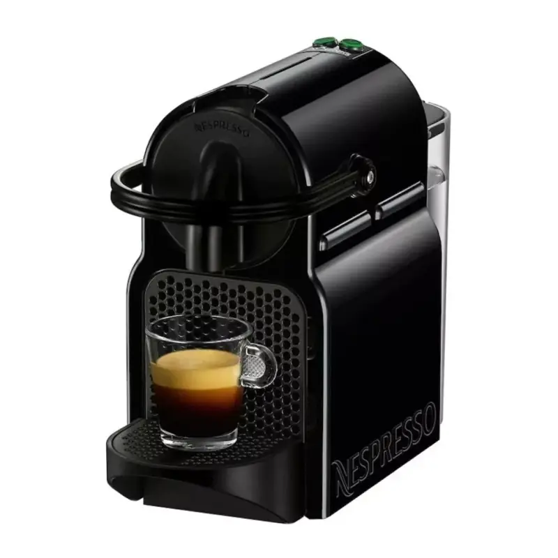Cafetera Nespresso Inissia Black Curva + Aeroccino A3D40 AR BK