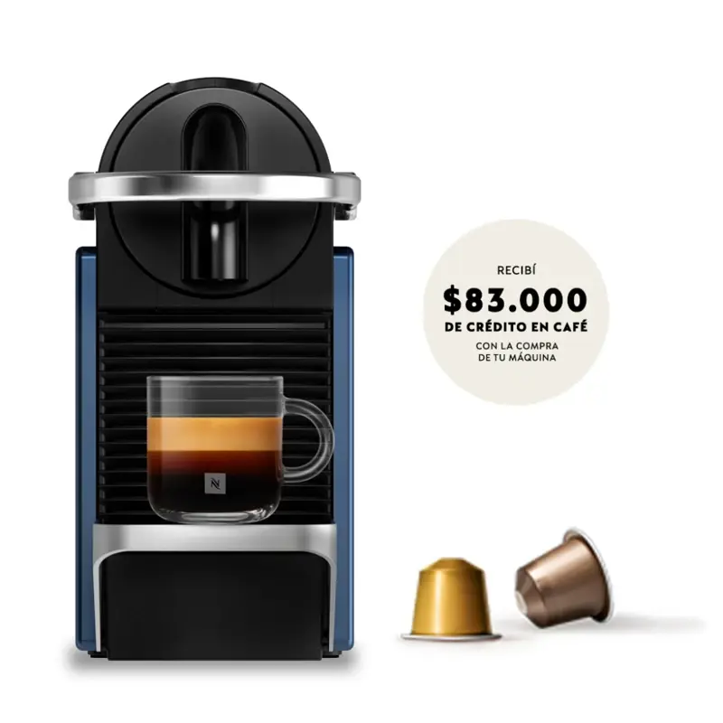 Cafetera Pixie Blue Curva D62 AR Nespresso | Megatone