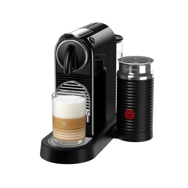 Cafetera Nespresso Citiz Milk Black Curva + Aeroccino D123 AR BK NE2 LOCAL