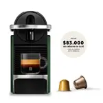 Cafetera Nespresso Pixie Dark Green Curva C62-AR-GR-NE