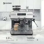 Cafetera Espresso 20 Bares con Molinillo Atelier Suono 1600 W