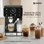 Cafetera Digital Expresso Automática Suono Espumador 20Bar 1.5L