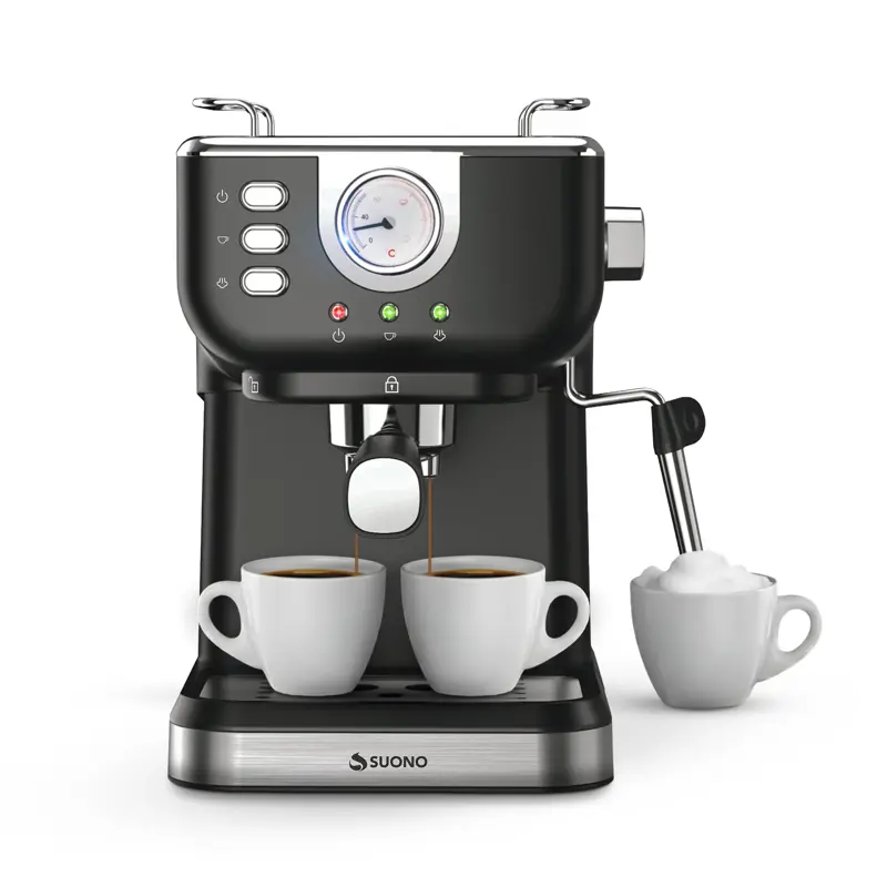 Cafetera Expresso Vintage Suono Con Vaporizador de Leche