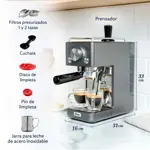 Cafetera Espresso Oster BVEM7201AR Perfect Brew Compacta