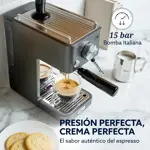 Cafetera Espresso Oster BVEM7201AR Perfect Brew Compacta
