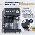 Cafetera Espresso Automatica Oster Primalatte 15 Bares Negra