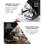 Cafetera Espresso Cuk By Gadnic 20 Bar Con Espumador 15L 800W