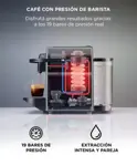 Cafetera Nespresso Inissia Black C40 Cafetera Cápsulas 19 Bares