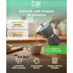 Cafetera Moka Cuk By Gadnic MK60P Tipo Italiana