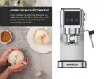 Cafetera Express Winco W1923 con Espumador apto capsulas