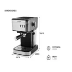 Cafetera Express Winco 15 BAR W1925 Capacidad 1 Litro