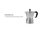 Cafetera Gadnic Moka Express manual plateada italiano  3 Tazas