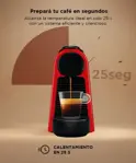 Cafetera Nespresso Essenza Mini Red D30 Cafetera Cápsulas
