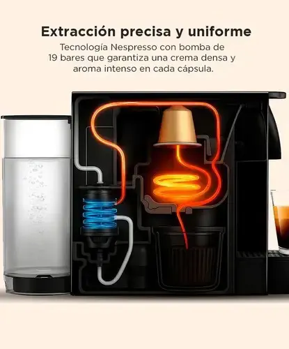 Cafetera Nespresso Essenza Mini Black C 06L 19 Bares Espresso Lungo