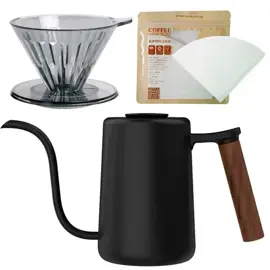 Kit Cafetera Manual + Dripper Y Fil...