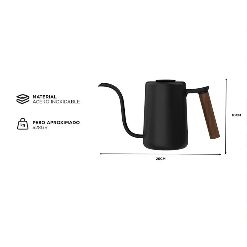 Kit Cafetera Manual + Dripper Y Filtros Time More