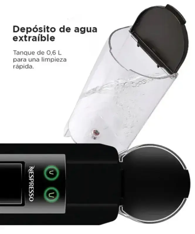 Cafetera Nespresso Essenza Mini Black D30 Cafetera Cápsulas
