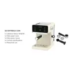 Cafetera Express Negra Winco W1927 Con Espumador De Leche Digital Touch 20 BAR