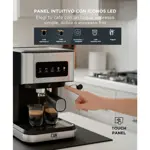 Cafetera Express Gadnic 3 en 1 20 Bares Panel Táctil Vaporizador Depósito 15L