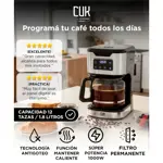 Cafetera De Filtro Cuk By Gadnic CF370E Eléctrica 12 Tazas 1000W