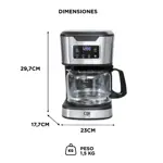 Cafetera De Filtro Cuk By Gadnic CF370E Eléctrica 12 Tazas 1000W
