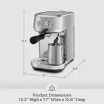 Máquina de café espresso Breville Bambino Plus con espumador de leche automático