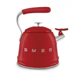Hervidor eléctrico Smeg Retro para estufa, 2,4 L, color rojo