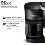 Cafetera Keurig K-Duo Essentials para cápsulas K-Cup negra