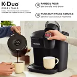 Cafetera Keurig K-Duo Essentials para cápsulas K-Cup negra