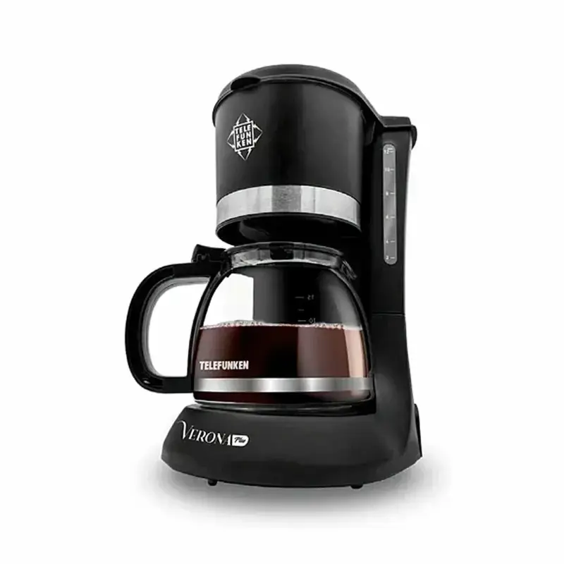 Cafetera Eléctrica Telefunken Verona Plus filtro lavable 1.2L