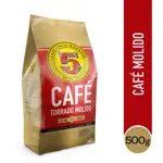 Café 5 Hispanos Torrado Molido 500gr
