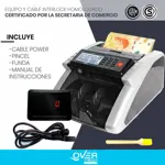 Contadora De Billetes OverTech Maquina Contar Led AL-1000