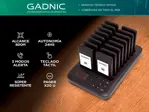 Llamador de Servicio Pager Gadnic Para Restaurante Gastronomía x16