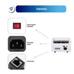 Contadora de Billetes Maquina Fija con Detector Billetes Falsos Waggs